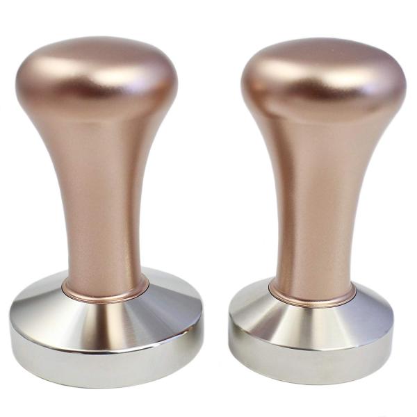 Solid Espresso Tamper 51mm Calibrated Coffee Tamp Base Stainless Steel