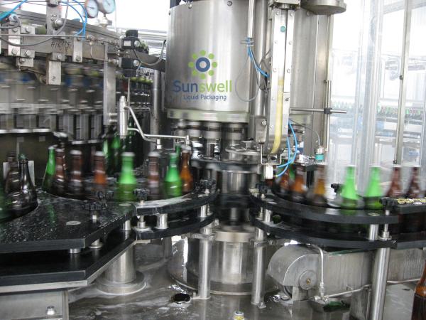 Quality Multi-Head Volumetric Beer Bottling Machine Glass Bottle With Programmable Controller for sale