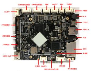 China Industrial RK3566 Mainboard With Multiple USB And Serial Ports For External Devices wholesale