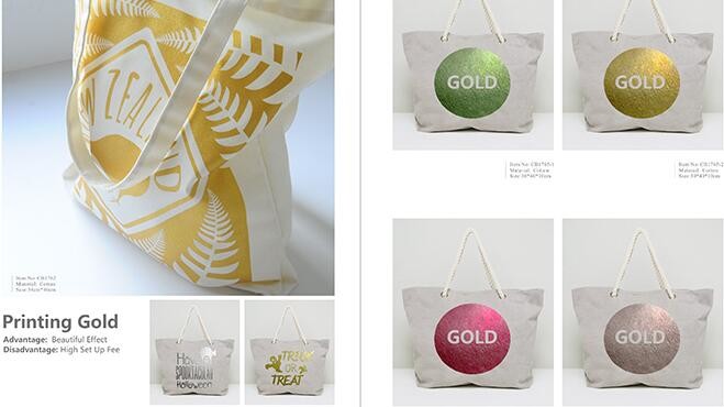 Custom silk screen printed Cotton material handle style blank natural cotton canvas bag without logo bagplastics bagease