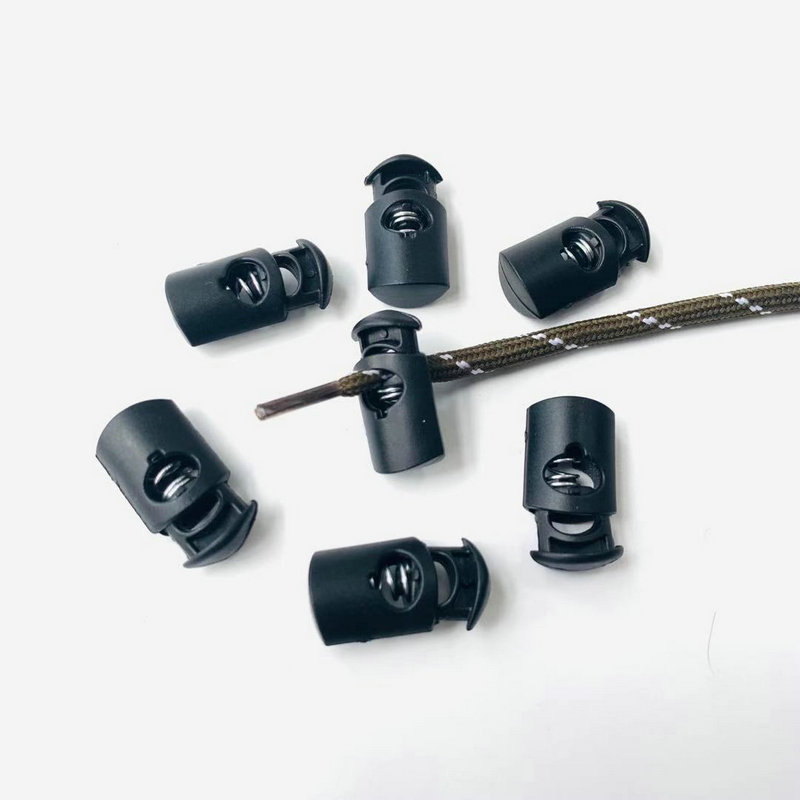 High quality Nylon Cord ender spring Rope toggle plastic stopper in colors for garment