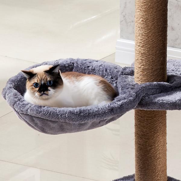 Big Cat Tree Scratch Post Original Design Faux Fur Rope with ParticleboardLogo Customized Logo