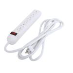Non Grounding Portable 6 Way Extension Cord Socket