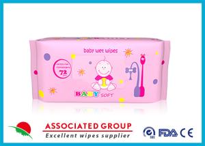 China Multi Pack Baby Wet Wipes For Face , Reusable Wet Wipe Tissues wholesale