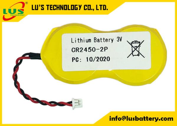 Quality IMOS 1P2-A1 CR2450 Coin Cell Battery Pack 1200mAh 3.0 Volt For ESLs for sale