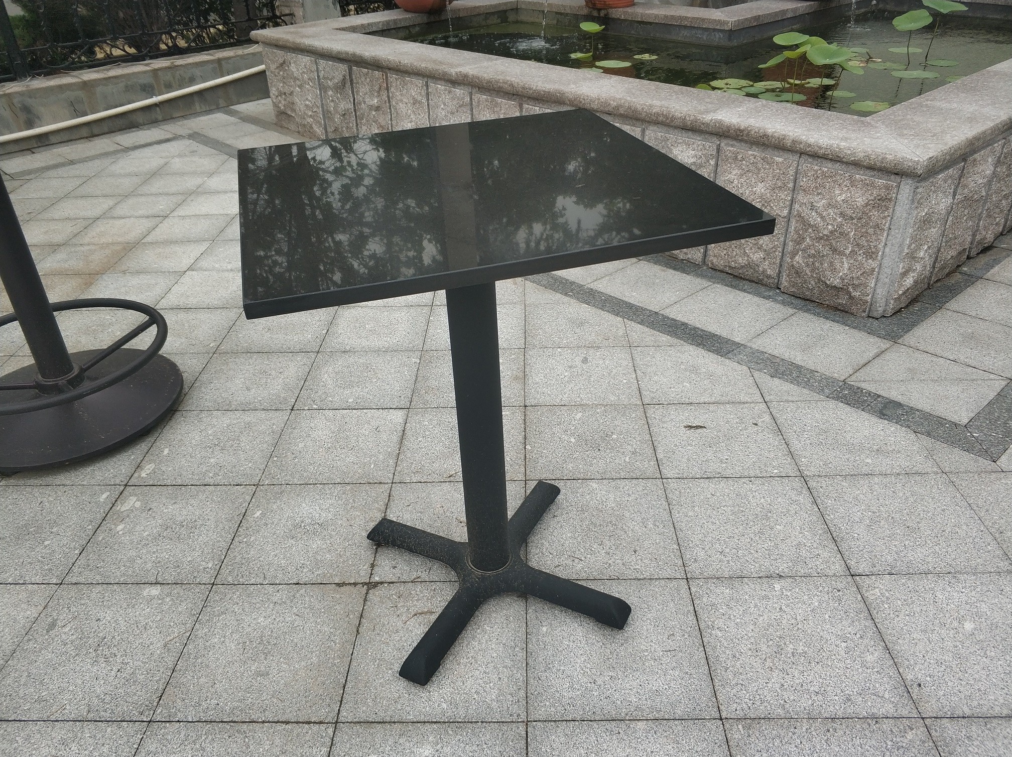 Space Saving Folding Metal Table Legs Cast Iron Coffee Table Base ISO9001