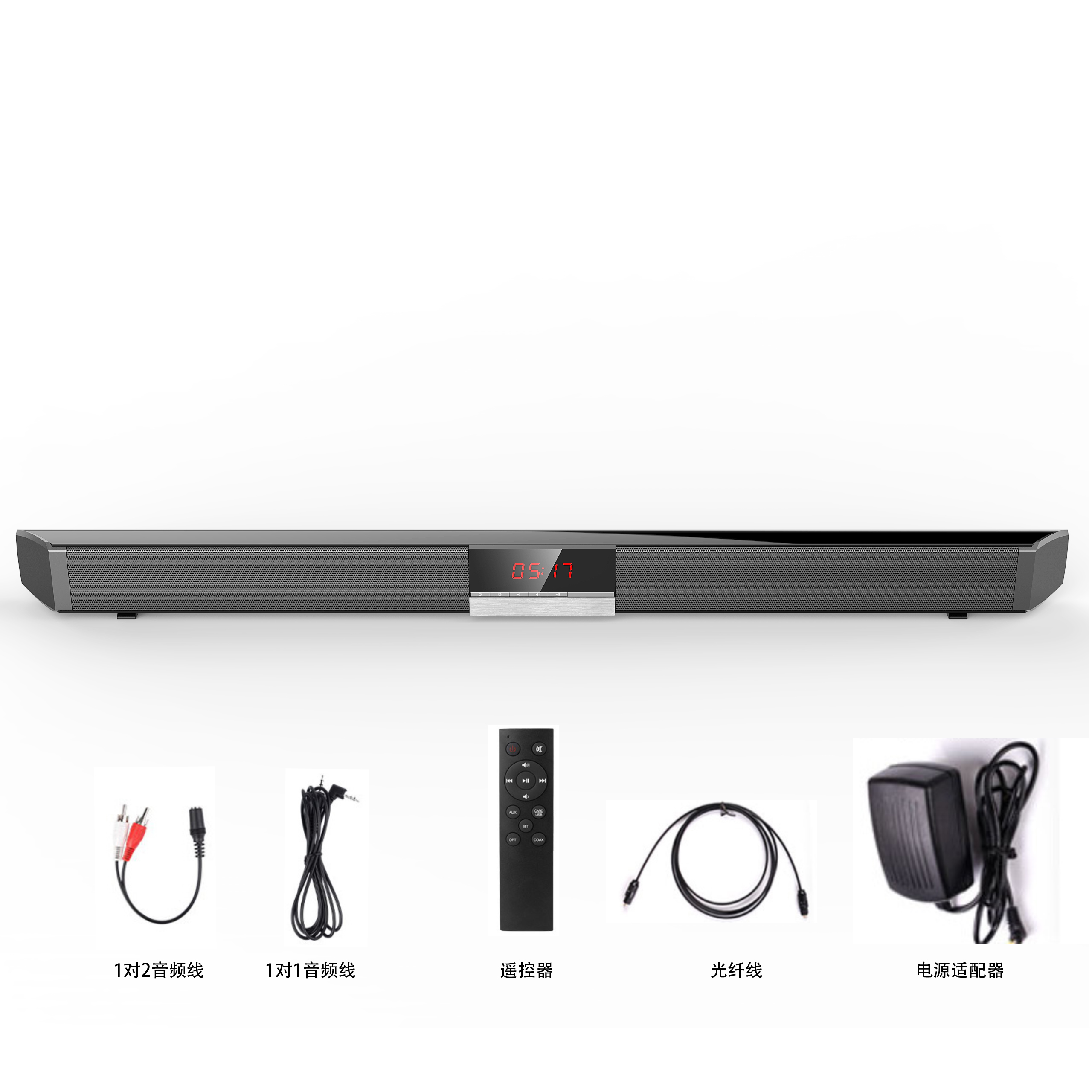 Multipurpose Wireless Bluetooth Soundbar Speaker With USB Remote Control