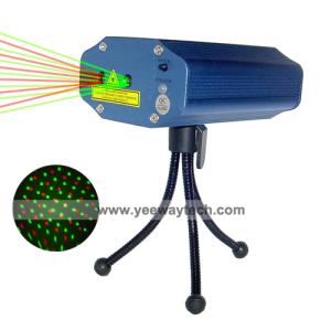 China Sound-Activated 100mw Red and 50mw Green Firefly Twinkling Mini Stage Laser Light Projector wholesale