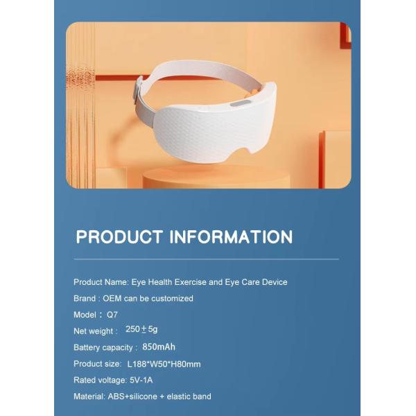 Intelligent Eye Care Vibrating Eye Massager Device Electric Eye Massage With Heat Compress