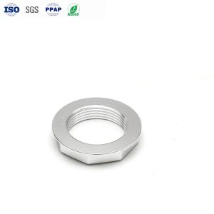 Custom CNC Aluminum Nuts M0.8-M12 with Anodizing ISO9001