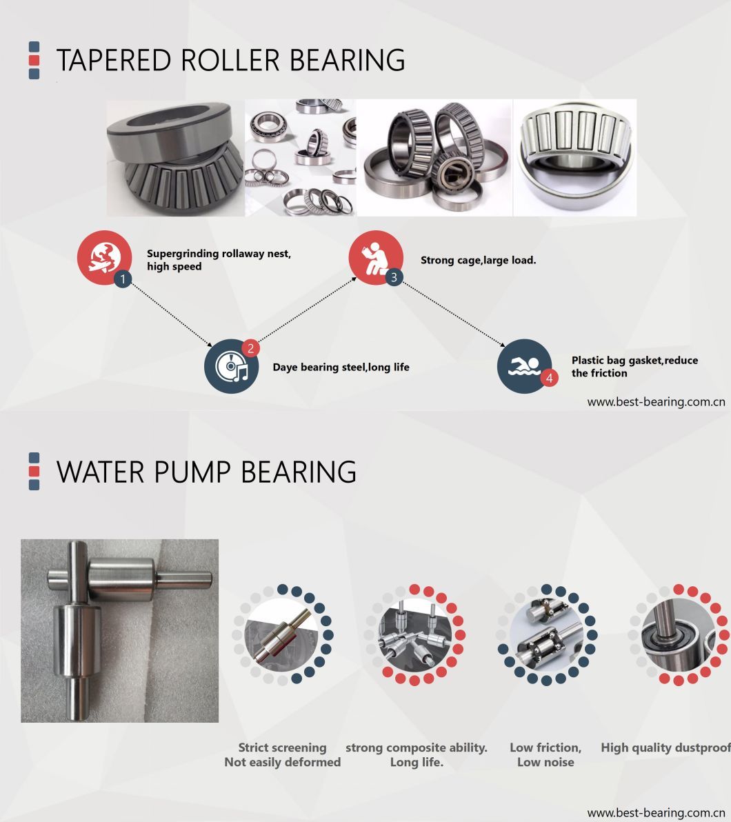 High Quality Deep Groove Ball Bearing 6000 Series 6200 Series