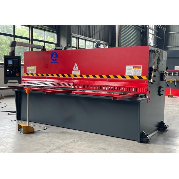 QC11K-4*3200 4mm Thickness E21 Controller Swing Beam Hydraulic Metal Sheet Cutting Machine