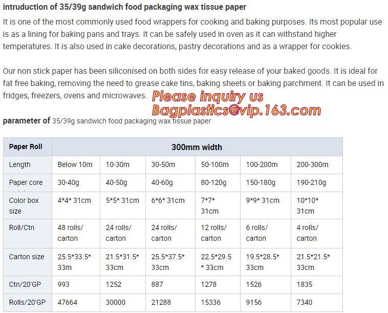 5M*37CM width non-stick silicone coated baking parchment paper,roasting paper for grill,line,cooking,BBQ bagplastics pac