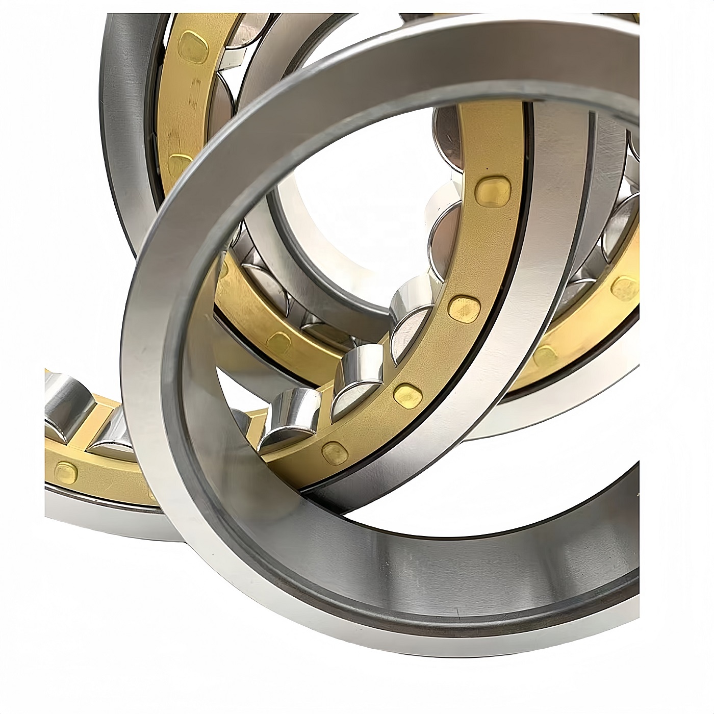 Nylon Cage for Heavy-Duty Applications N215EM Cylindrical Roller Bearing 75*130*25mm