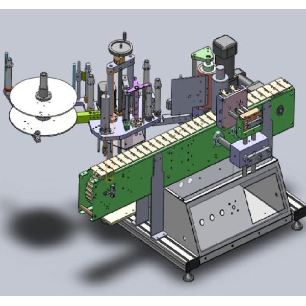 YM415 Automatic Label Applicator for Round Bottle Positioning Labeling Machine