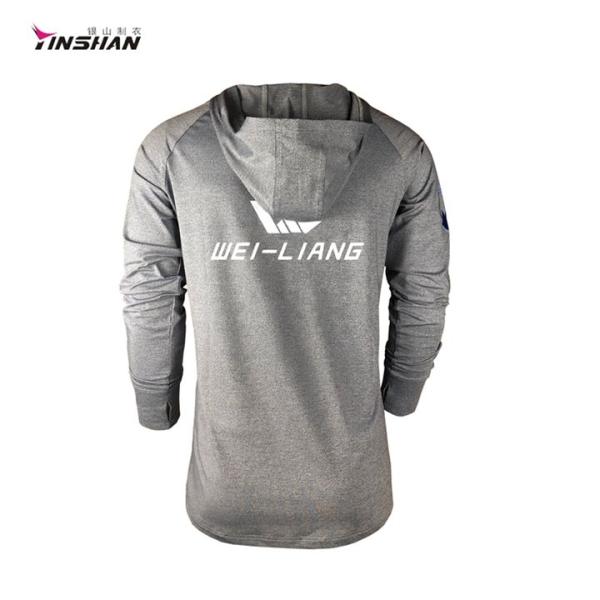 Quick Dry Gym Running Jogging Activewear Lightweight Hoodie for Men Custom Print S/M/L/XL