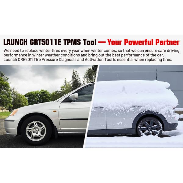 Buy 100pcs Launch LTR-03 RF Sensor 315MHz & 433MHz TPMS Sensor Tool Metal & Rubber Get Free Launch i-TPMS and Launch CRT5011E TPMS Relearn Tool