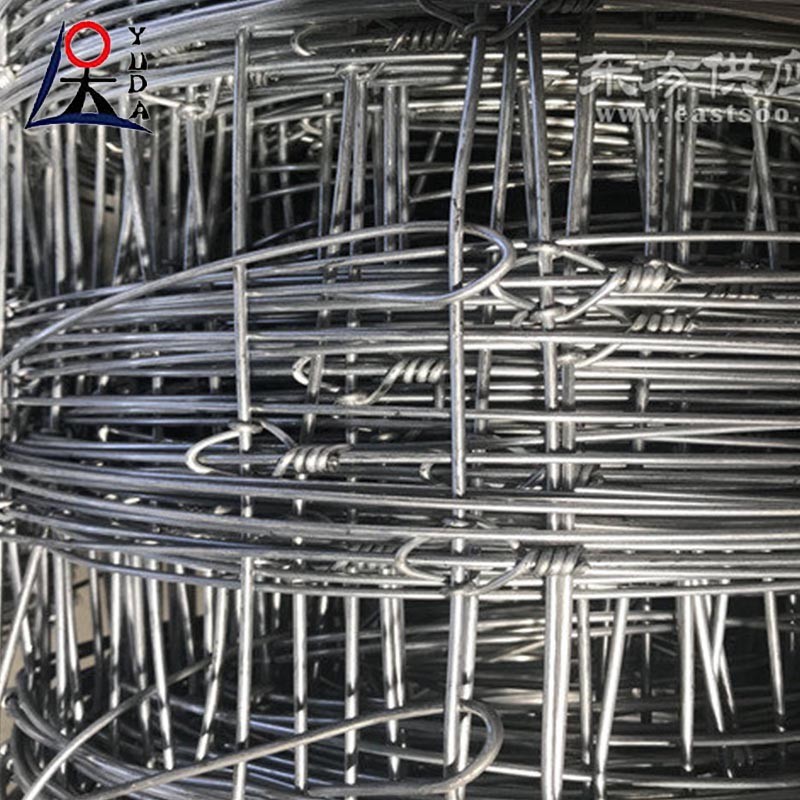 High Tensile Field Fence Galvanized Wire Woven Fixed Knot Goat Cattle Mesh