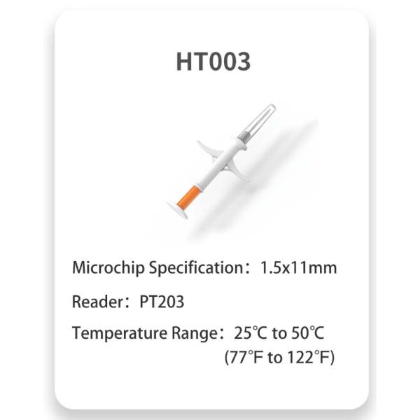 1.5*11mm Temperature Chip For Animal Reading ID And Body Temperature