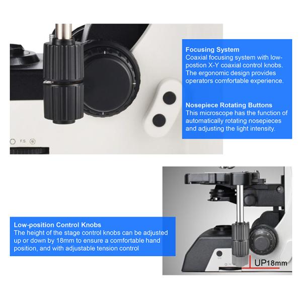 Led Semi Auto Trinocular Stereo Microscope For Research Scientific Laboratory A12.1093-L