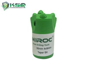 Mining Drilling Bits 11 Degree Diameter 38mm Taper Button Bit For Hole Drilling