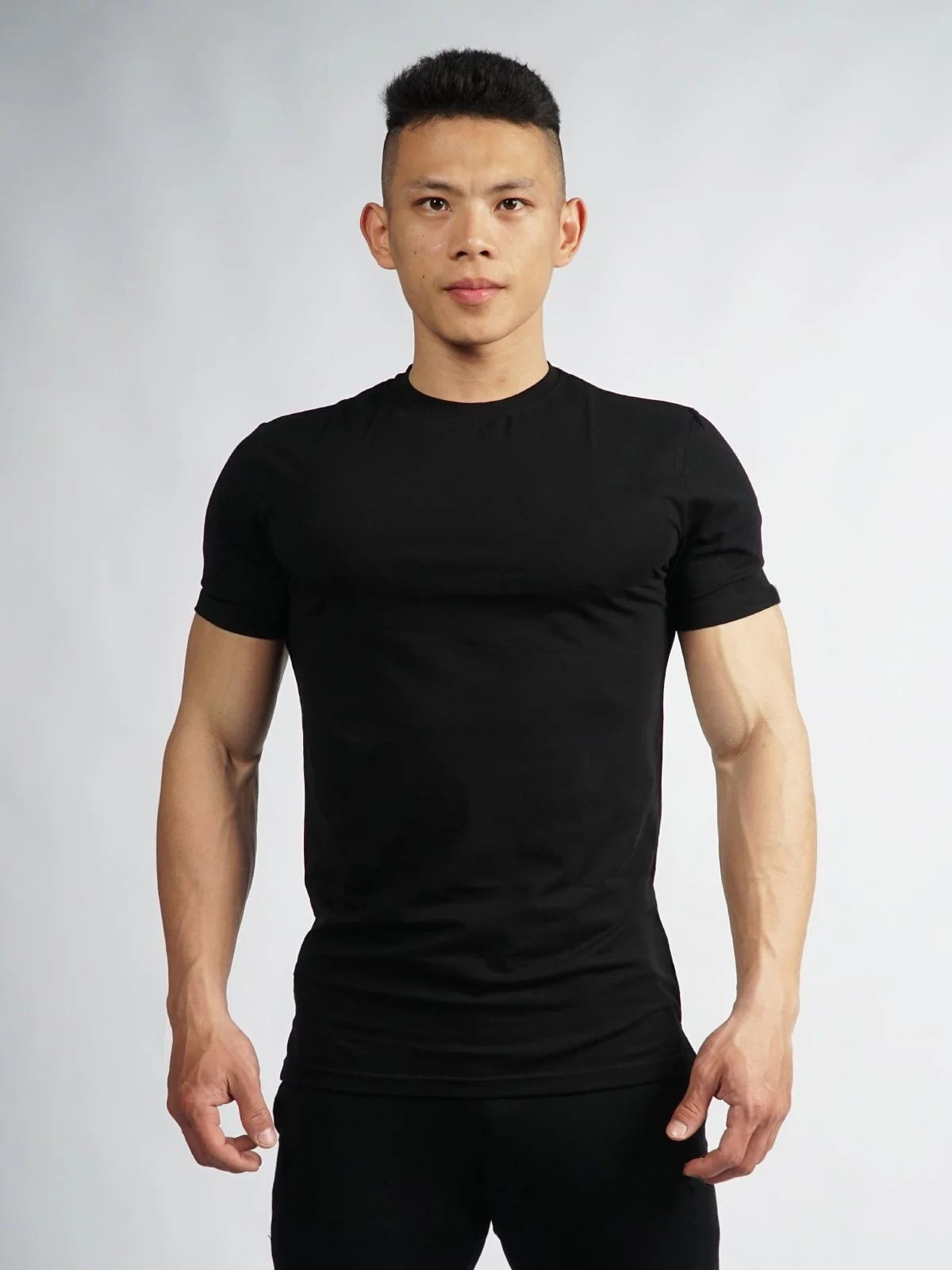 Wholesale Apparel Men Logo Printing Round-Neck Cotton t shirts