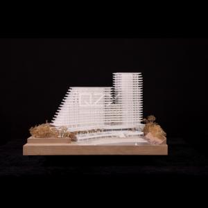 1/300 Monte Carlo Model 3D Architectural Model With CNC Cutting And No Illumination