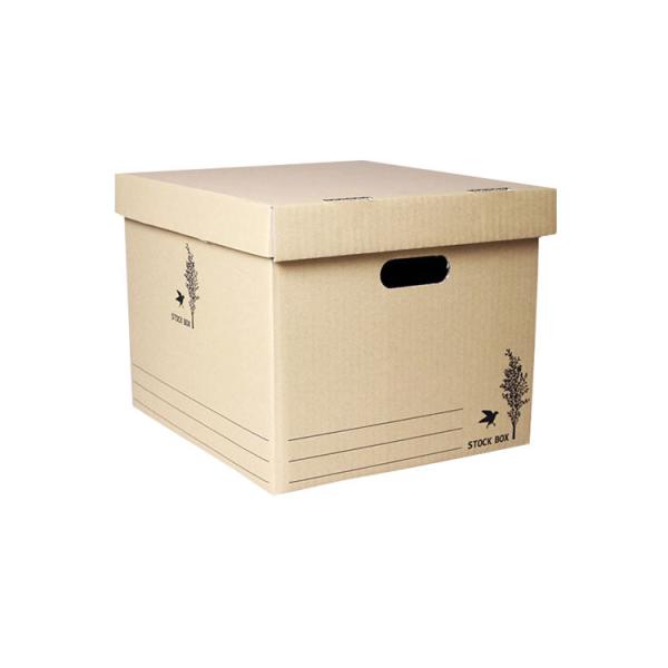 Quality Custom Size Office Paper Box Matt Lamination , Square Office Moving Boxes for sale