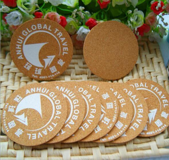 Quality Square waterproofing mdf cork coaster custom logo printing wooden coaster for sale