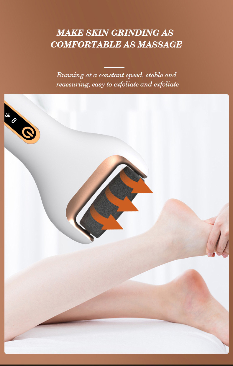 Wholesale Homeuse Automatic Foot Skin Care Electric Foot Scrubber Dead Skin Remover Foot Callus Remover