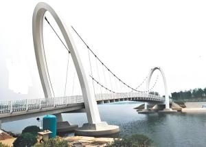 China ISO9001 Certified Steel Truss Bridge Construction Long Life Steel Frames on sale
