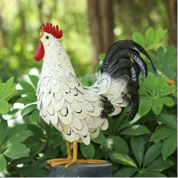Quality Europe Style Iron Chicken Model Garden Decoration for sale