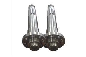 Forged Steel Custom Flange Shaft with UIC/TSI Certifications