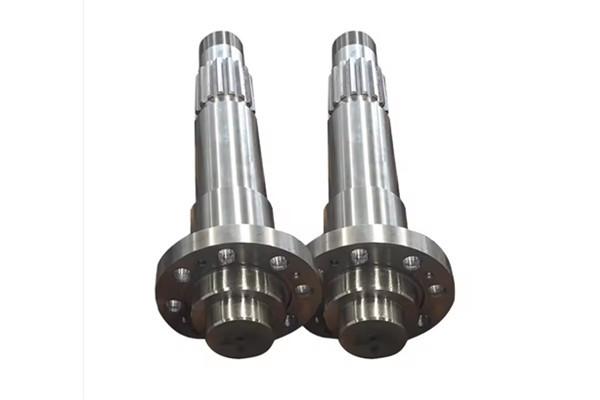 Quality Forged Steel Custom Flange Shaft with UIC/TSI Certifications for sale