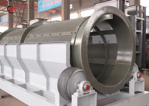 30TPH  Trommel Screen Machine Drum Screen Rotating For Rubber Tire Recycling