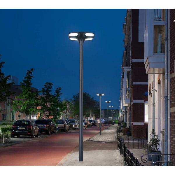 50W Led Solar Garden Light / Plaza Light / Parking Lot Lighting 160lumen/W Outdoor All In One Solar Street Light