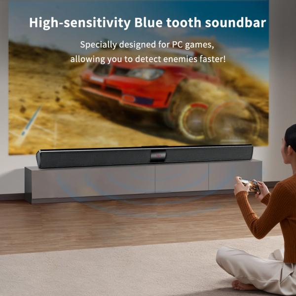 Quality 10W*2 TV Soundbar Speaker RCA Audio Input Home Theater Music System for sale