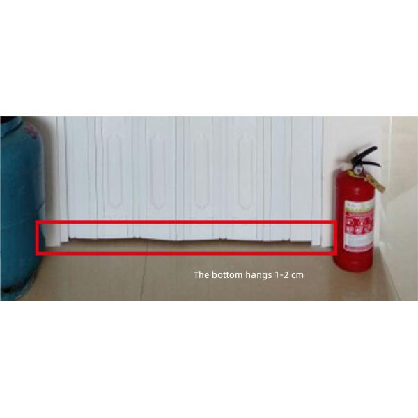 Customized Color Brown White PVC Sliding Door Waterproof For Living Room