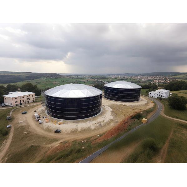 Hygienic Design Epoxy Bolted Tanks Storage For Food Processing Industry