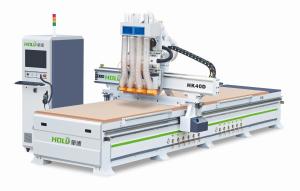 China 4 Multi Spindle Cnc Panel Router Machine Wood Work Two Working Station wholesale