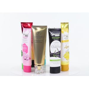 China 40G Lip Surface Cosmetic Packaging Tube With Customized Printing wholesale