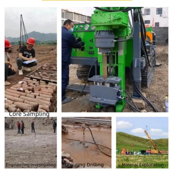 Crawler Geological Core Drilling Rig Mining Core Drilling Machine