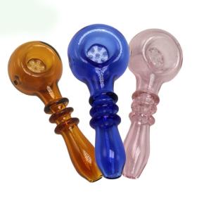 China SGS 4 Inches Polychrome Borosilicate Glass Pipe wholesale