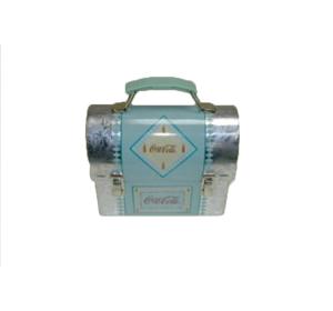 Food Grade Tin Lunch Containers With Handle Rectangle Shape Non Toxic