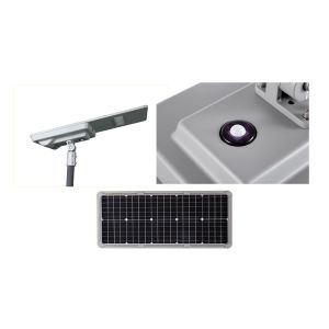 China Cri80 100W Solar Streetlight High Lumen Die Casting Aluminum Housing wholesale