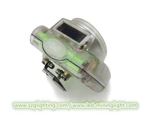 1W 6000Lux Light weight 140g Water Proof LED Mining Light With OLED Screen