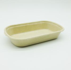 China Oil Resistant Restaurant Pulp Paper Products , Paper Pulp Tray Environmental Friendly wholesale