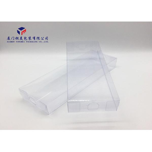 Super Clear PVC Packaging Boxes Environmental Friendly Materials Two Ends Open