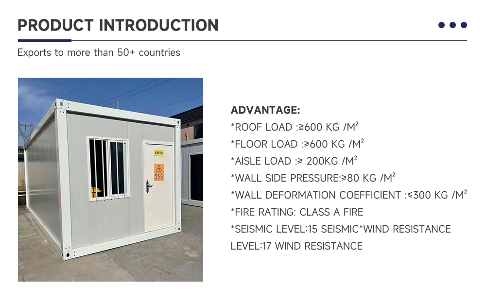 Detachable 2 Story Hotel Container House with Sandwich Panel and Steel Frame