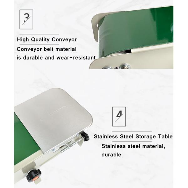 Automatic Grade Automatic Stainless Steel Continuous Band Sealer for Plastic Food Bag